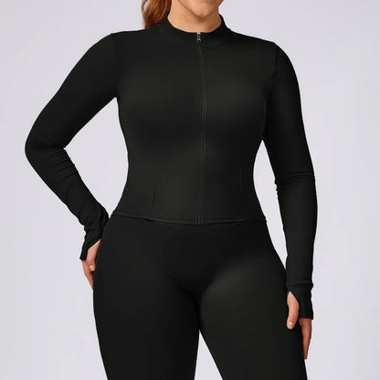 Plus Size Yoga Jacket - MONLANE