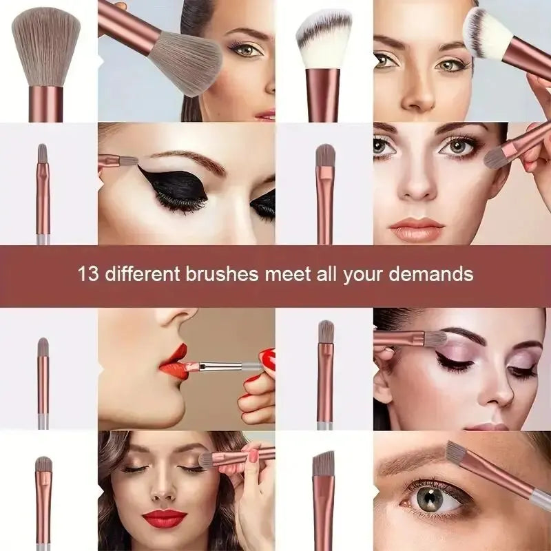 Soft Fluffy MakeUp Brush Set