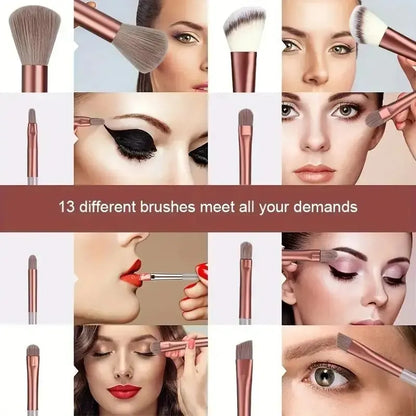 Soft Fluffy MakeUp Brush Set
