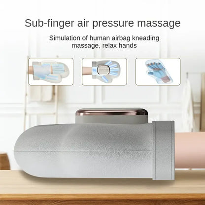 6 in 1 Smart Airbag Full Hand Massager Wrist Palm Finger Muscle Relaxation Kneading Vibration Massage Machine