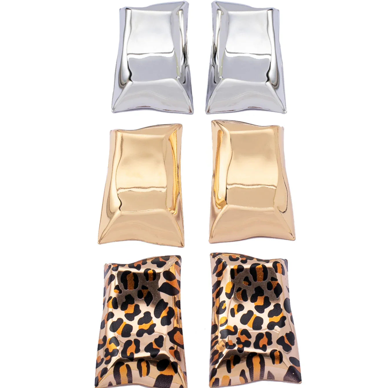 A Pair of Fashionable Women's Earrings