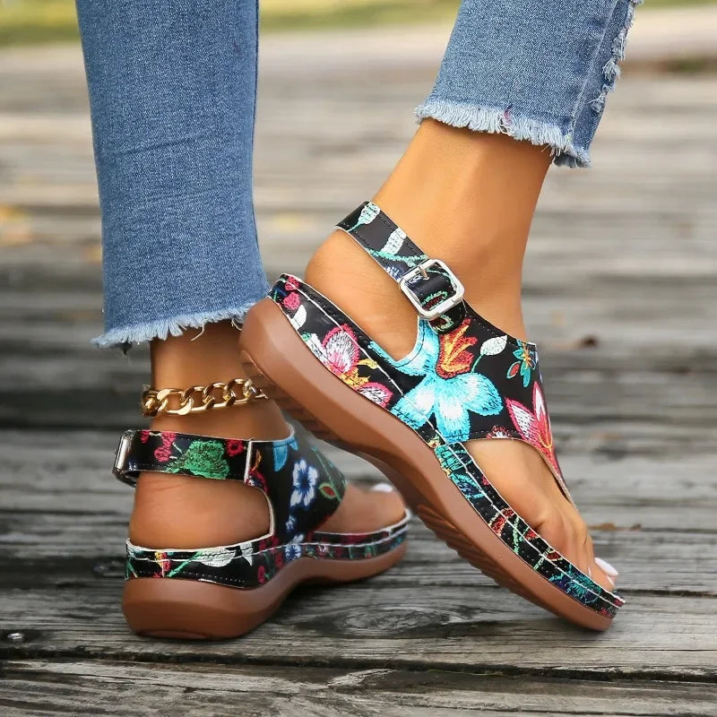 Women's Retro Orthopedic Wedge Platform Sandals