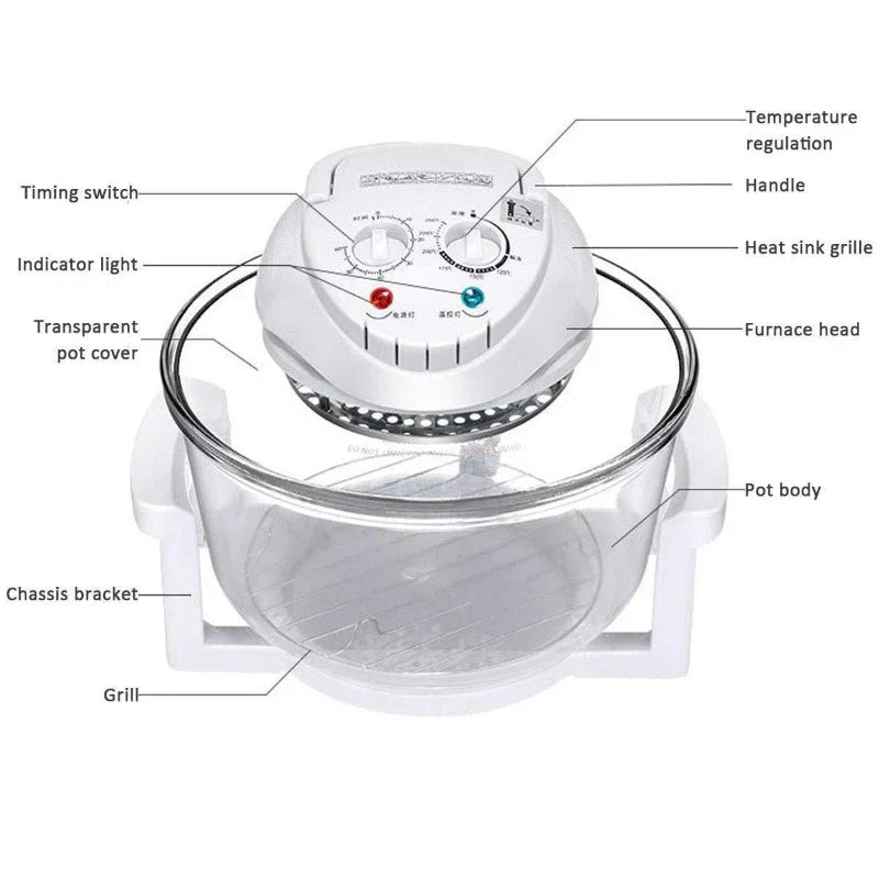 12L AOil-free Electric Fryer