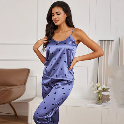 Sexy Silk Pajama Set - MONLANE