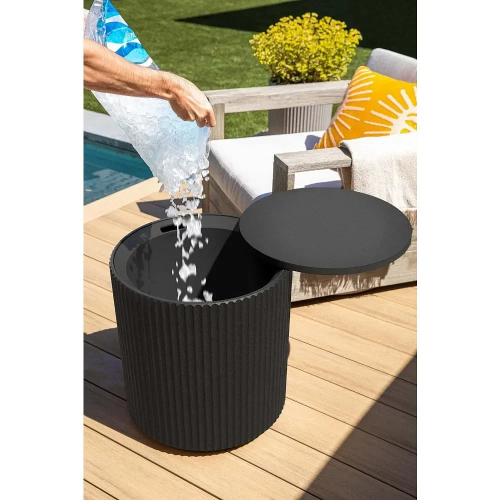 Outdoor Cooler Side Table - MONLANE