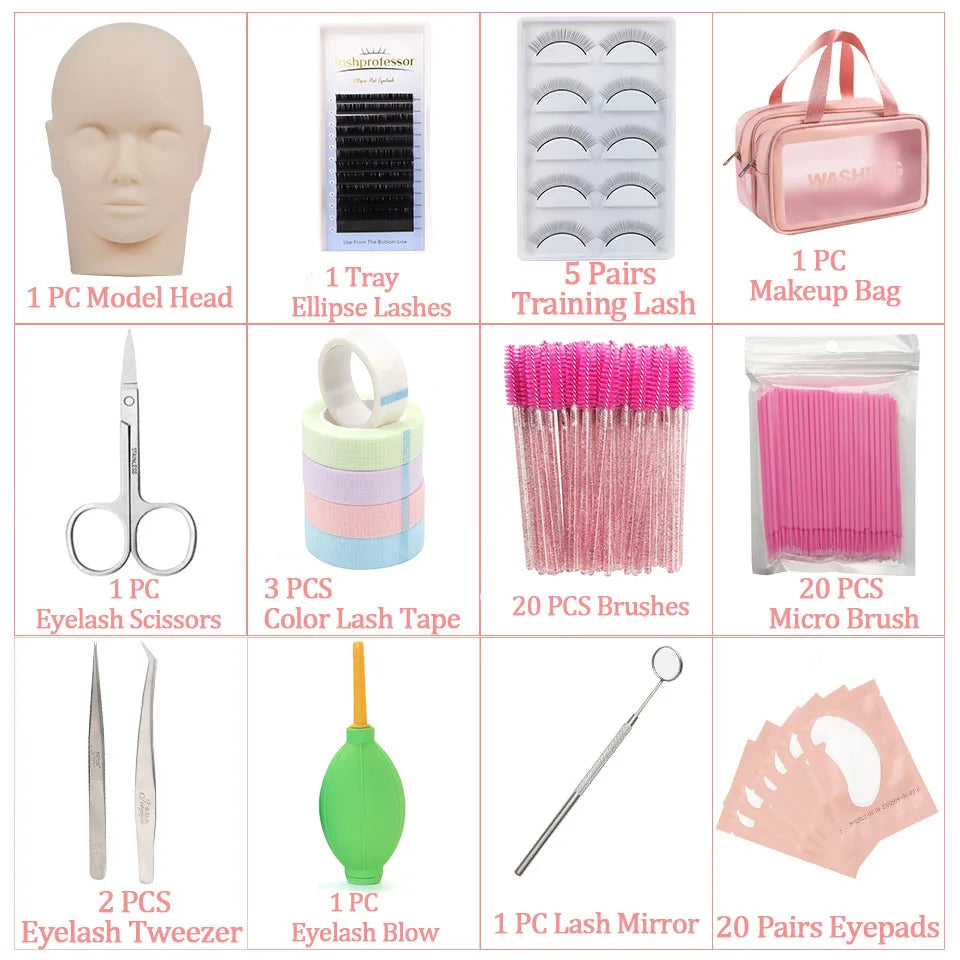 Eyelash Extension Training Kit