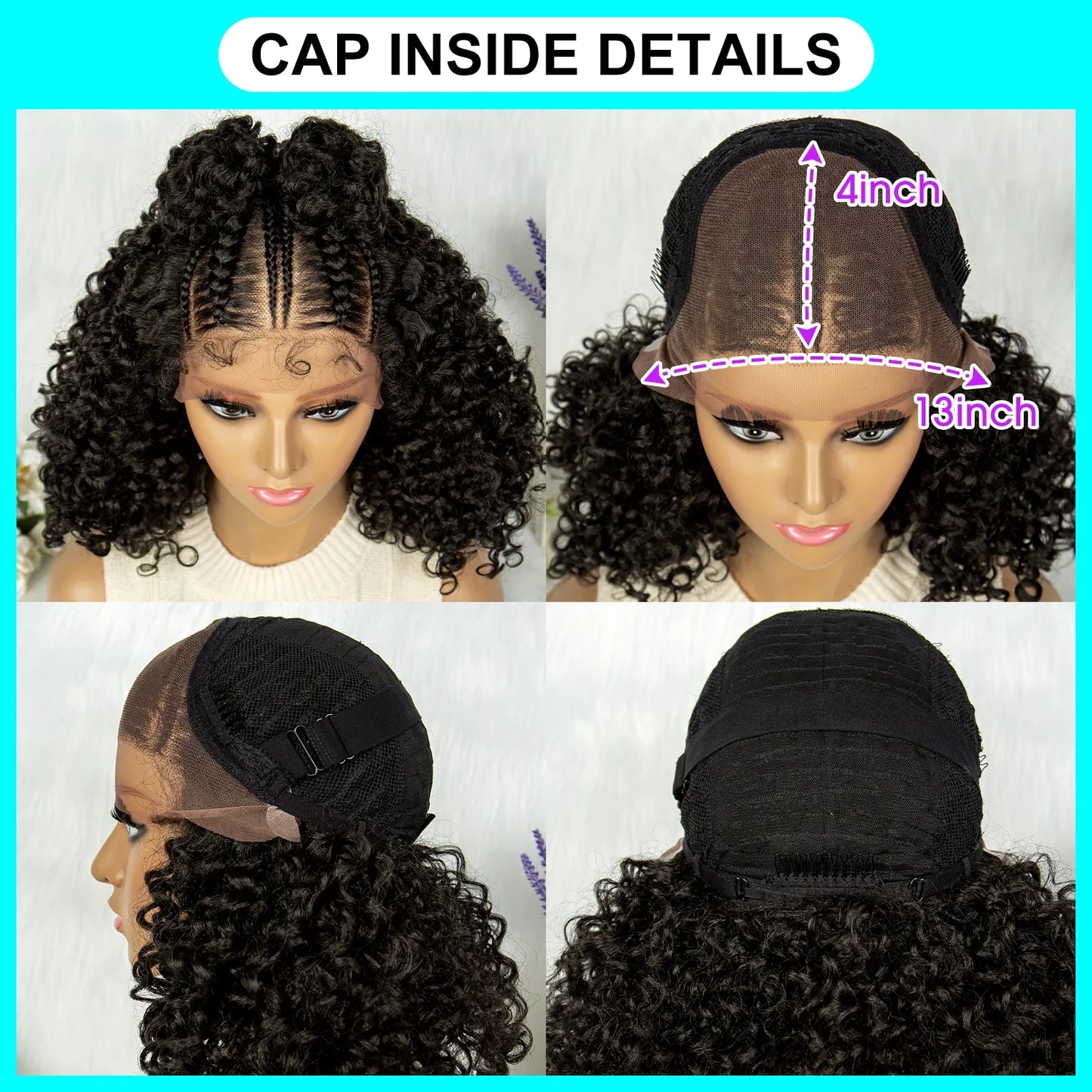 Frontal Cornrow lace front Wig