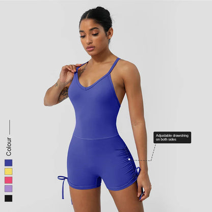Yoga Jumpsuit Padded Set - MONLANE