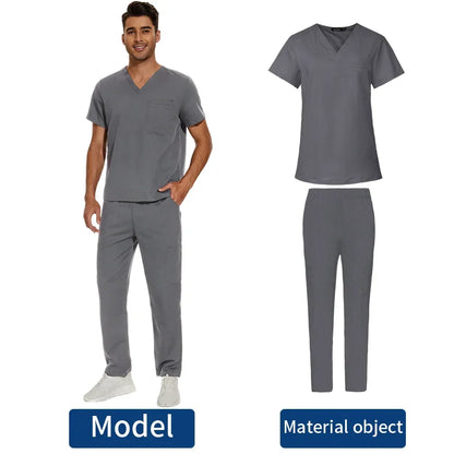 V Neck Scrub sets for men