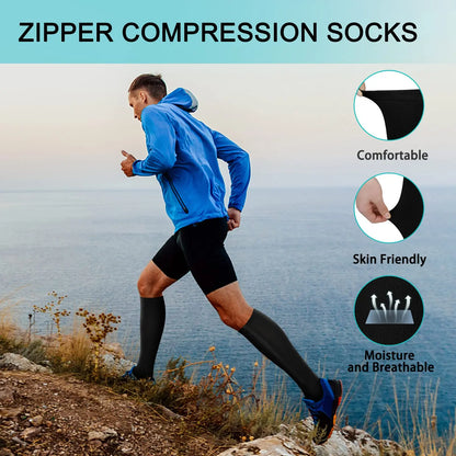 Medical Zipper Compression Socks (U CARE) - MONLANE