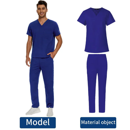 V Neck Scrub sets for men