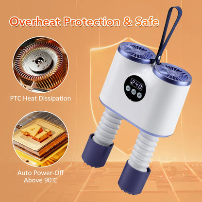 Shoe Dryer Intelligent Timer Adjustable Dryer
