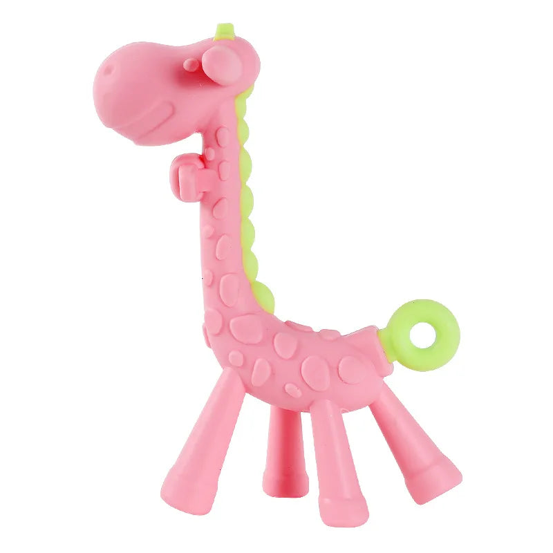 Baby Silicone Training Toothbrush Teething Ring