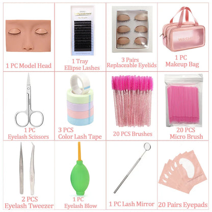 Eyelash Extension Training Kit