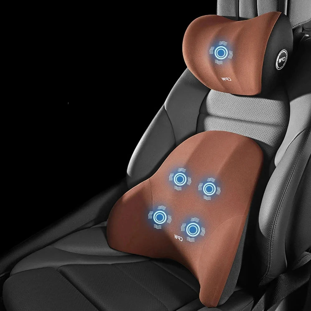 Car Massage Neck and waist Pillow
