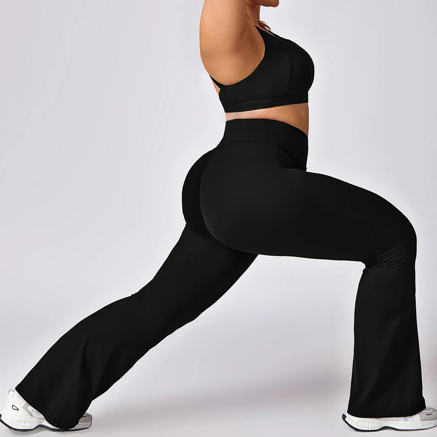 Plus Size Yoga Wide Leg Pant - MONLANE