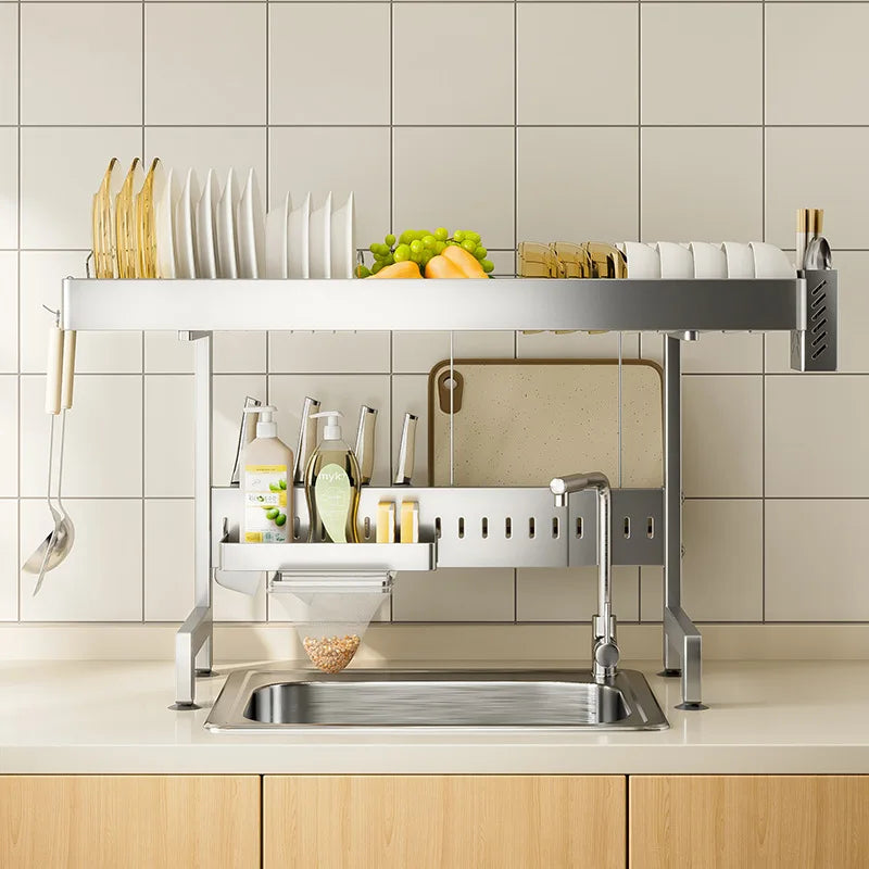 Adjustable Over The Sink Drying Rack