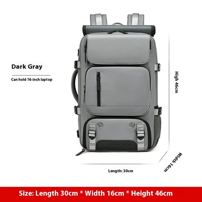 Large Travel Backpack Boardable Backpack USB Charging