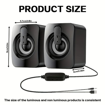 USB Wired LED Light Desktop Computer