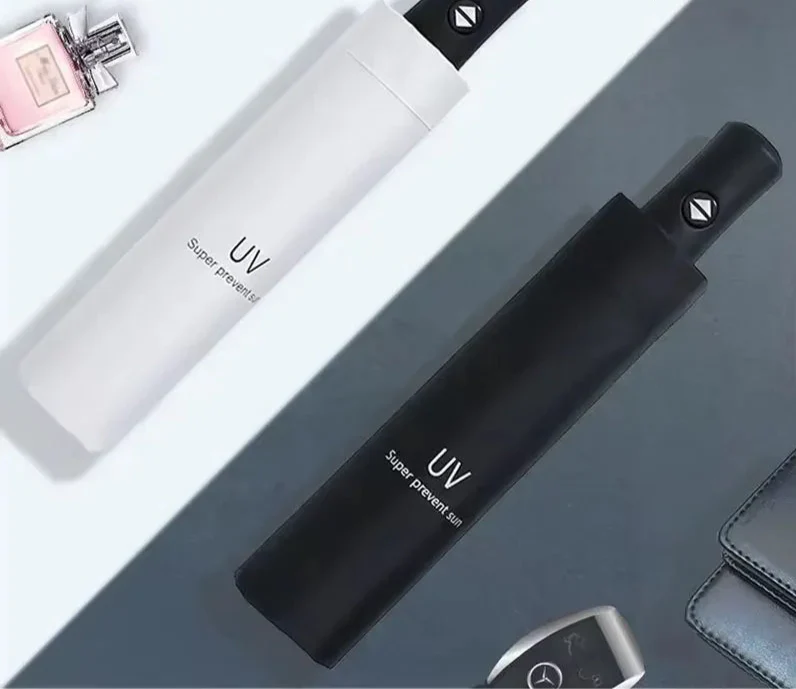 Folding automatic umbrella With sunblock
