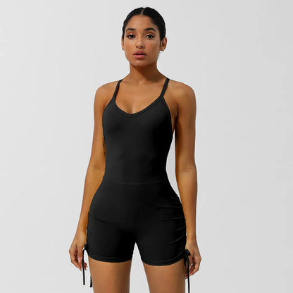 Yoga Jumpsuit Padded Set - MONLANE