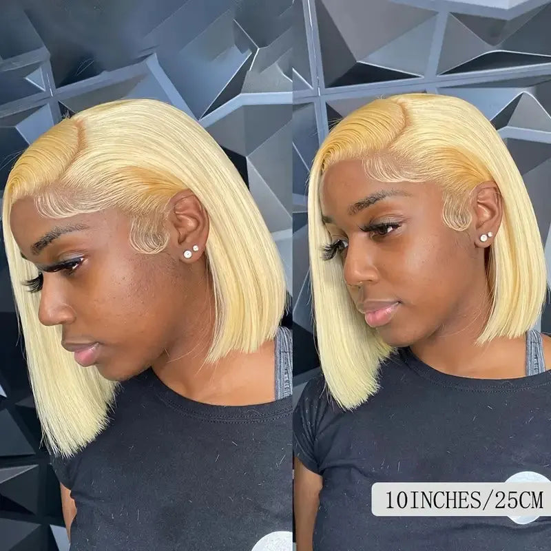 Blonde Bob Lace Front Wig - MONLANE