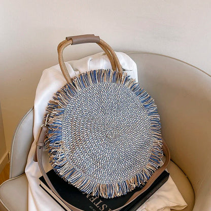 The Coastal Muse Straw Tote