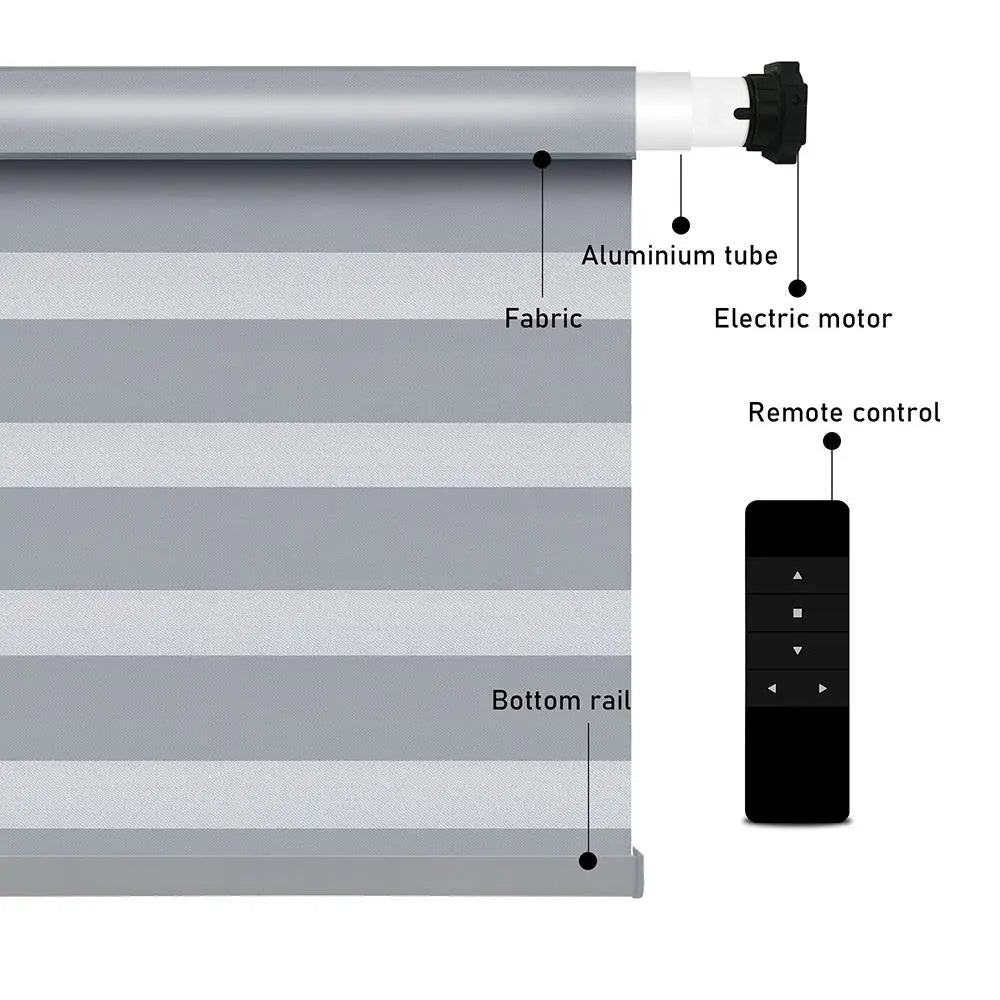 Dual Layer Blackout Smart Blinds - MONLANE