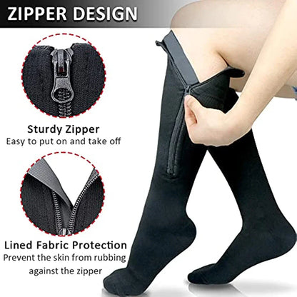 Medical Zipper Compression Socks (U CARE) - MONLANE