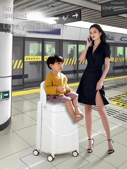 Ride on Luggage with Kids Seat