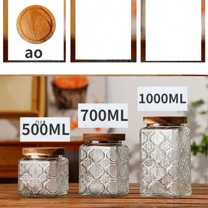 Airtight Glass Jars - MONLANE