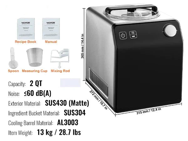 Automatic Ice Cream Maker - MONLANE