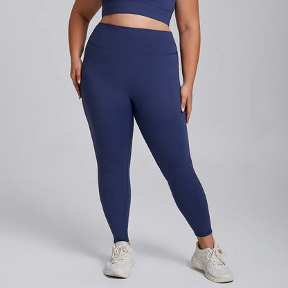 Plus Size High Stretch Yoga Leggings - MONLANE