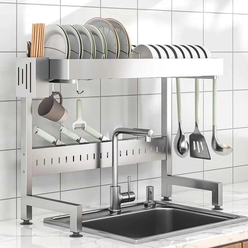 Adjustable Over The Sink Drying Rack