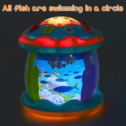 Ocean Light Rotary Projector Musical Toy