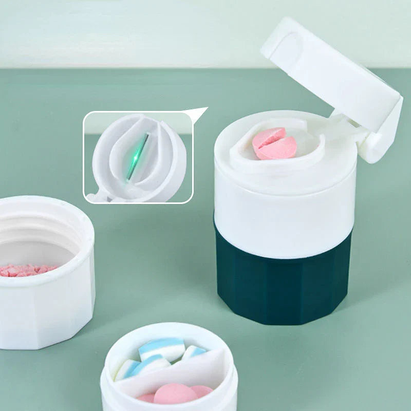 Multifunction Portable 4 Layer Tablet Grinder Storage - MONLANE