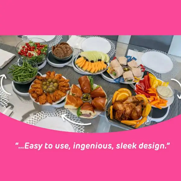Food Turntable Rotating Storage Rack