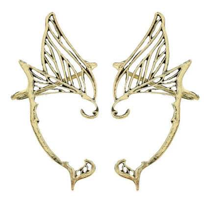 Sweet Antique Gold Color Elf Ear Clip Alloy