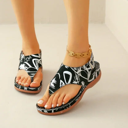 Women's Retro Wedge Platform Sandals