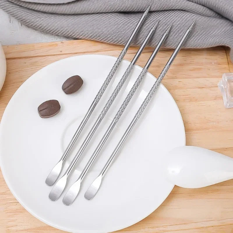 5/1Pcs Latte Pull Flower Needle
