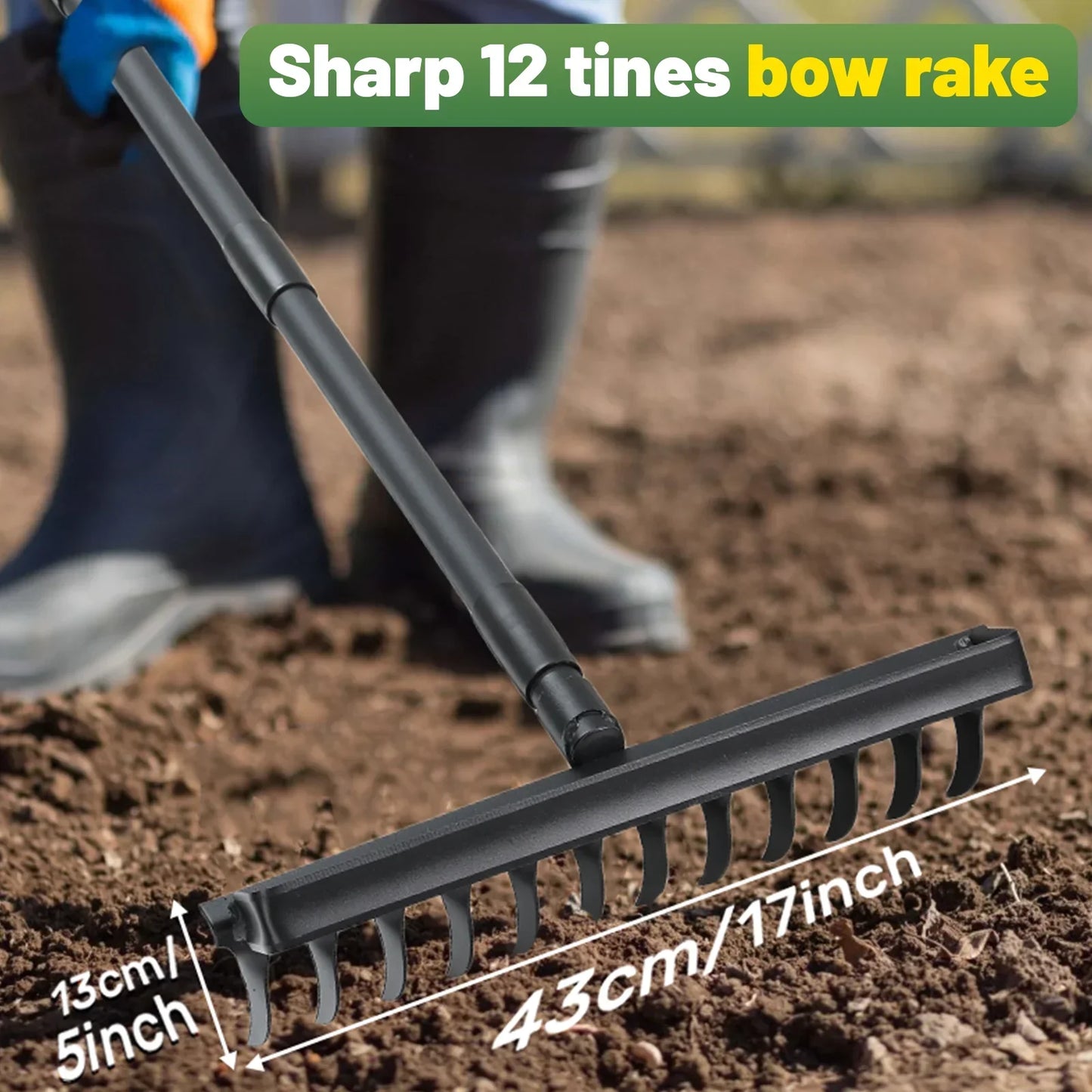 Garden Thatch Rake