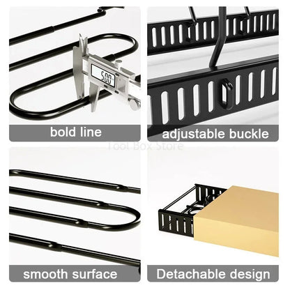 5/8 Tiers Pan Pot Organizer Rack - MONLANE