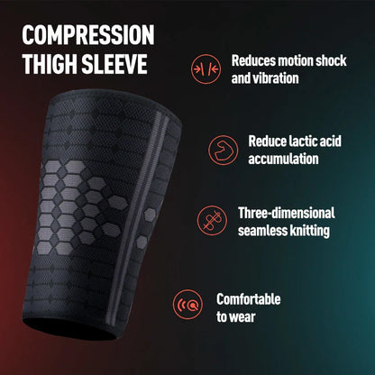 Thigh Compression Sleeves Hamstring Quad Wrap (U CARE) - MONLANE