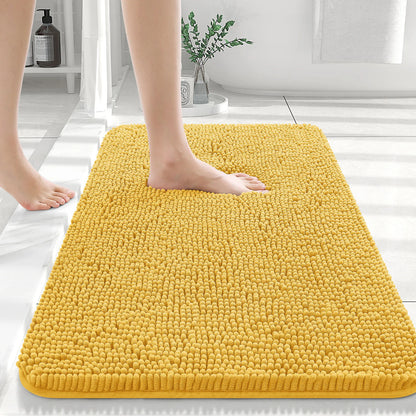 Extra Soft Thick Absorbent Shaggy Bath Mats