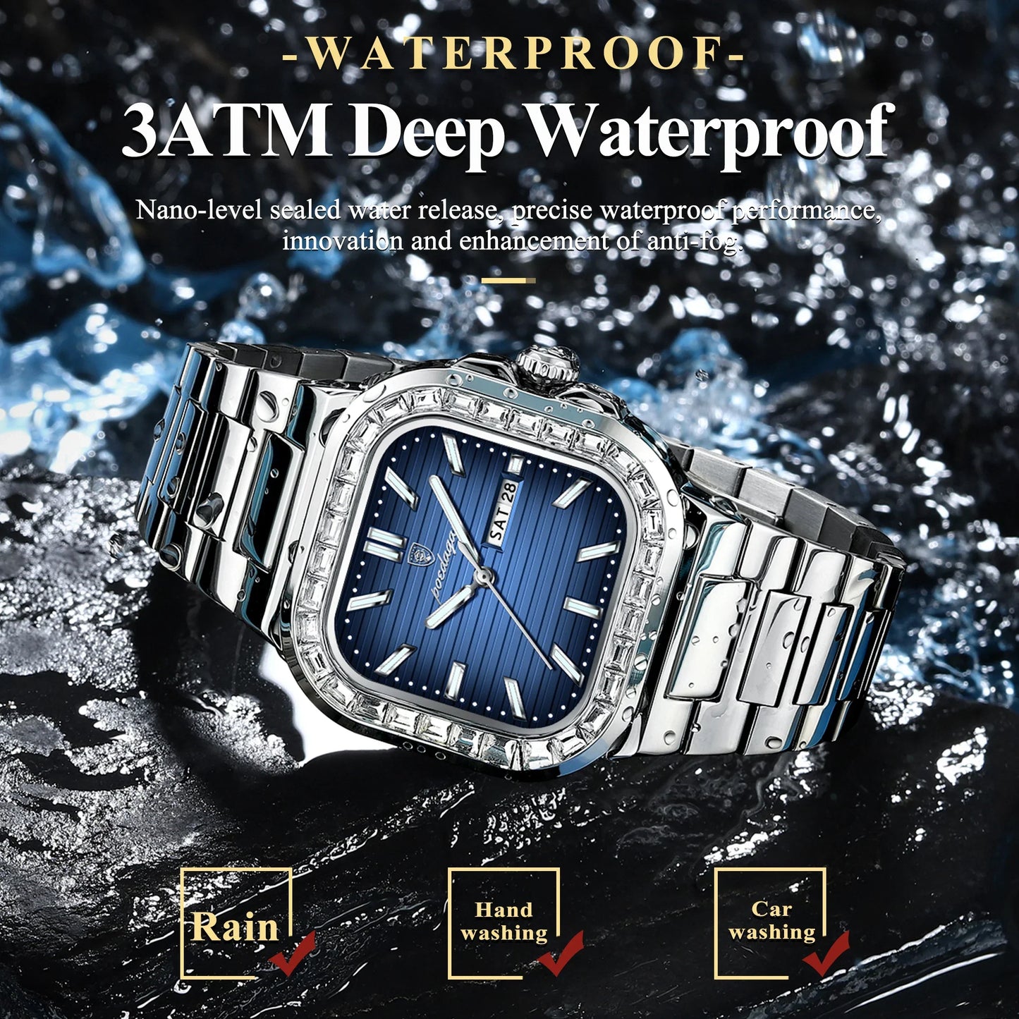Luxury Square Watch For Men