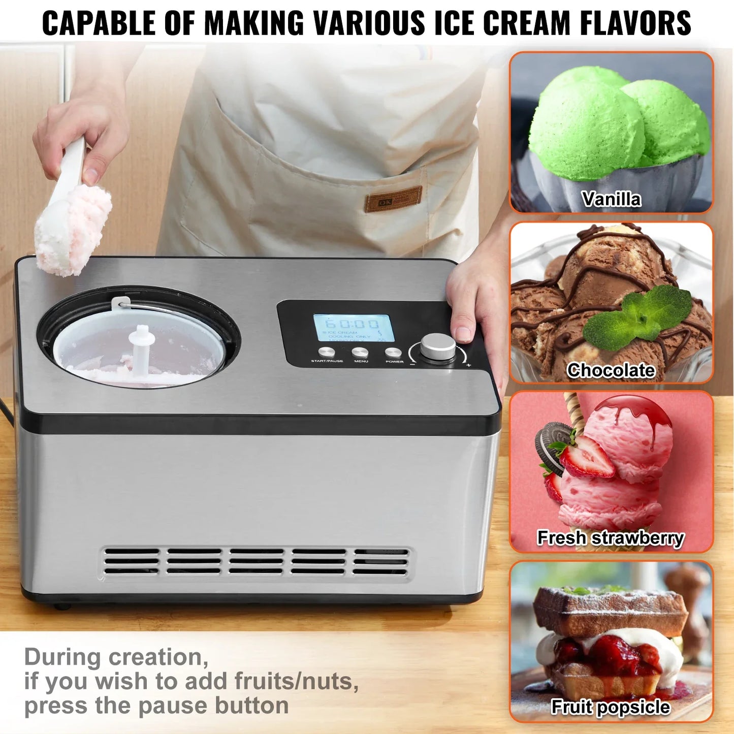 Automatic Ice Cream Maker - MONLANE