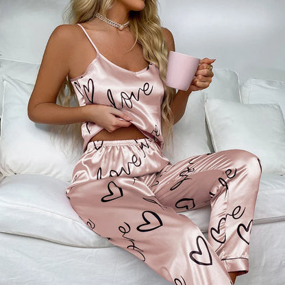 Sexy Silk Pajama Set - MONLANE