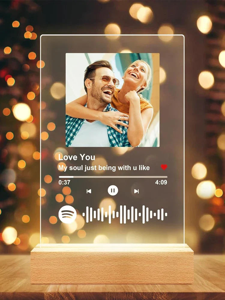 Customized Spotify Music Plaque