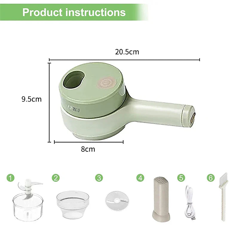 Portable Electric Vegetable Chopper