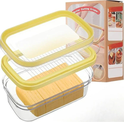 Sealed butter cutting tray Butter